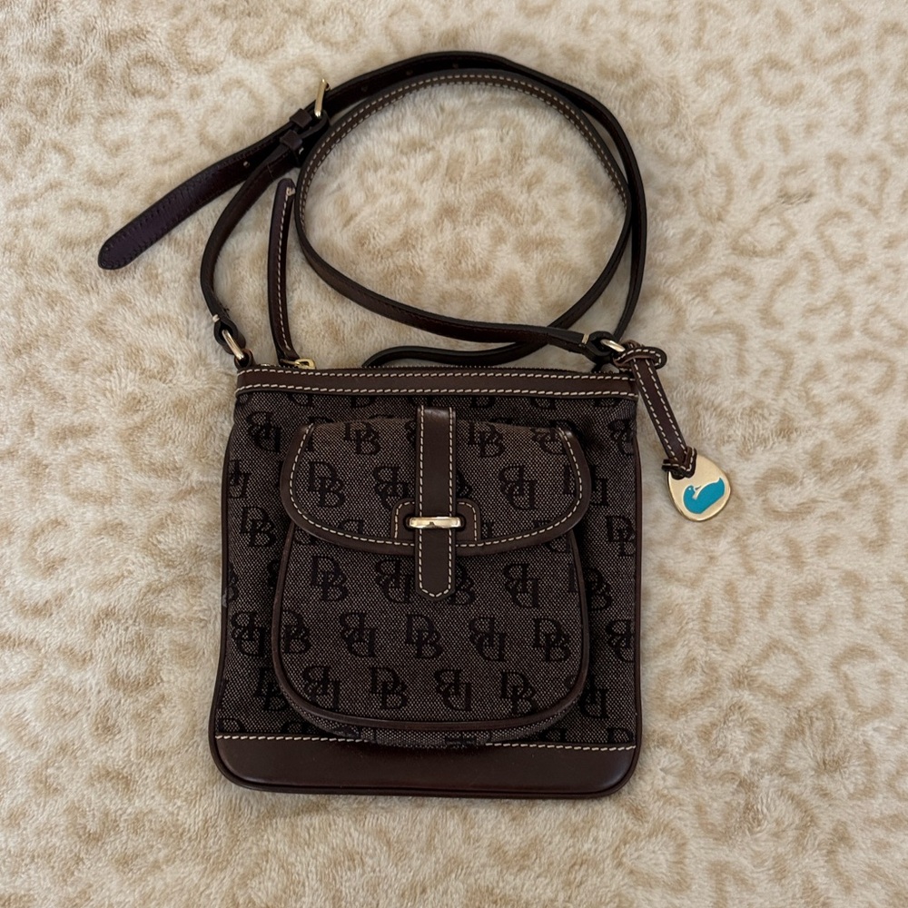 Dooney & Burke Monogrammed Crossbody Bag